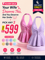 Gingham Halter Top - Pack of 2 | Pink & Lavender