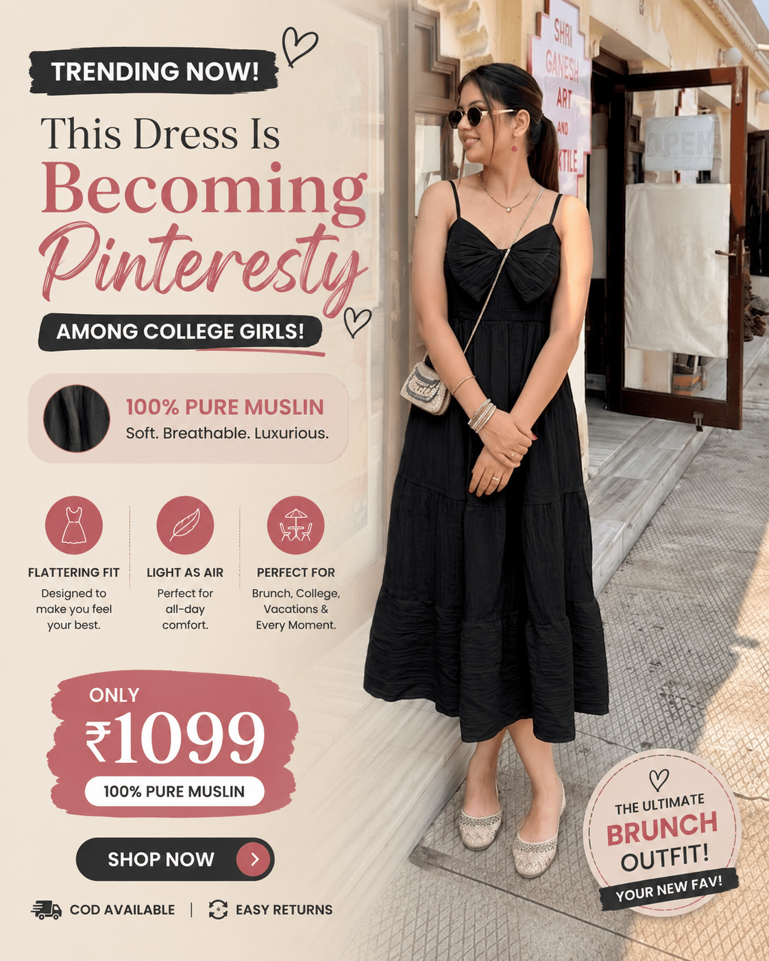 Black Bow Front Tiered Midi Dress | Kadambarie